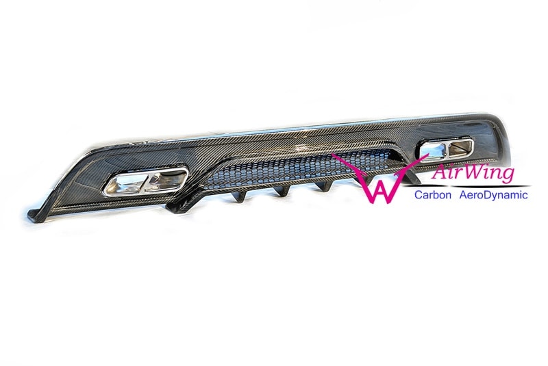 W176 A250 RevoZport rear diffuser exhaust tip 04